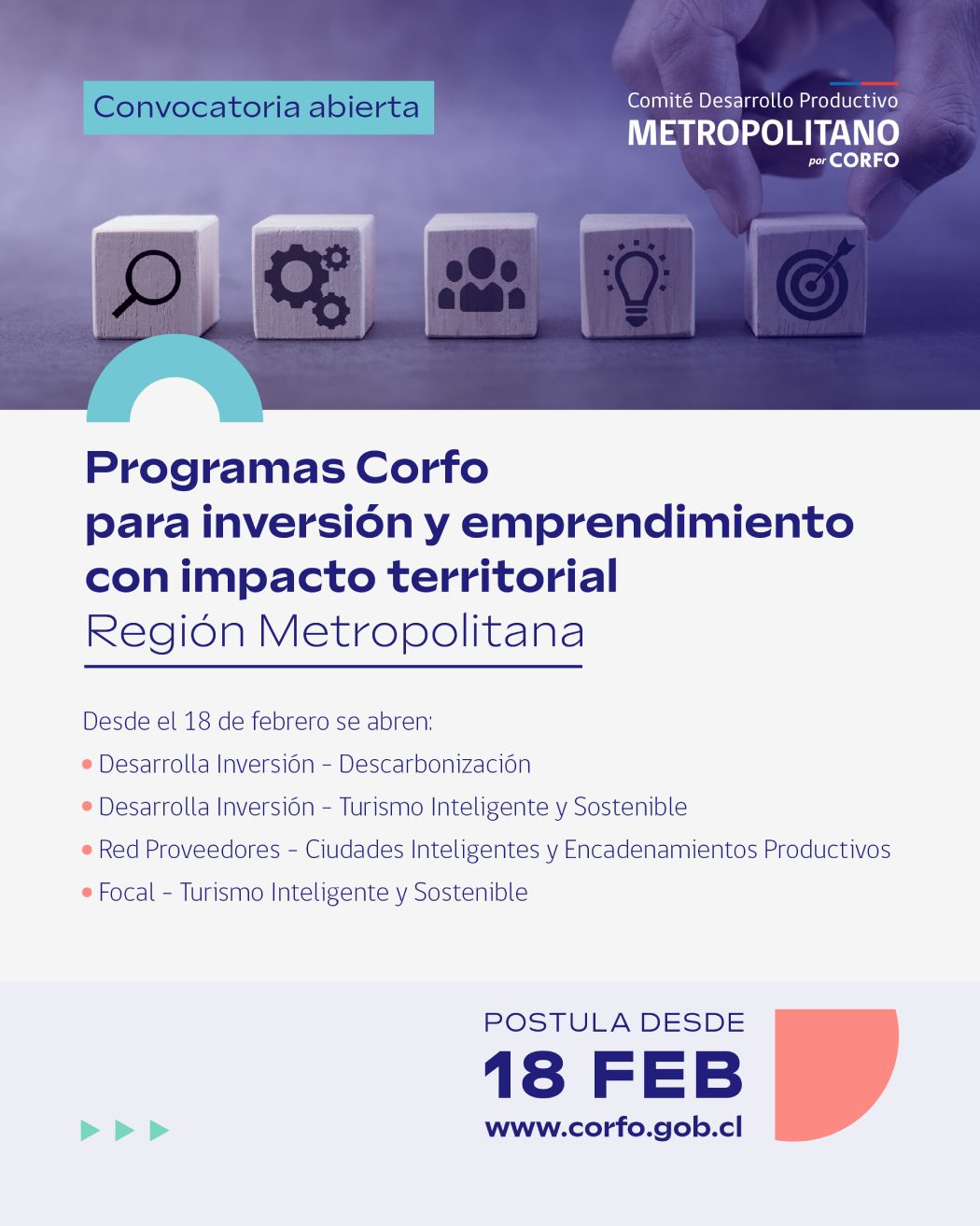 CORFO_RRSS_Programa_CDPR Metropolitano_Madre