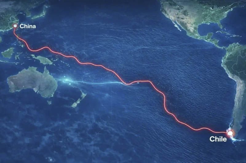 Cable submarino Chile-China